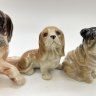 Купить Набор из 4-х статуэток "Собаки" (в подборе), фарфор, 2000-2010 гг.
