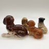 Купить Набор из 4-х статуэток "Собаки" (в подборе), фарфор, 2000-2010 гг.