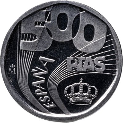 купить Испания 500 песет (pesetas) 1987 пробная