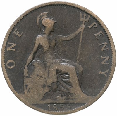 купить Великобритания 1 пенни (penny) 1895