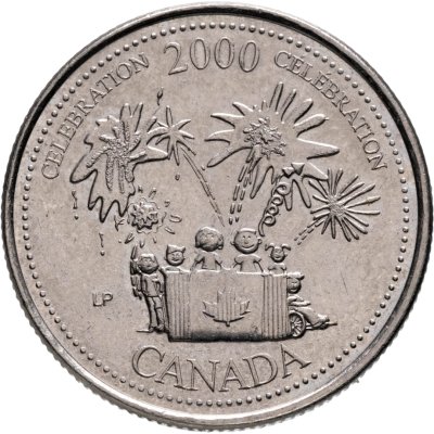купить Канада 25 центов (cents) 2000 "Миллениум- Торжества"