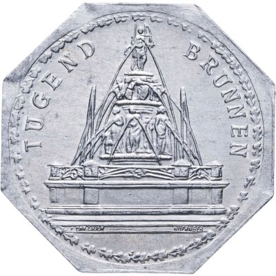 купить Германия (Нюрнберг) нотгельд 20 пфеннигов 1921 "Фонтан добродетели"