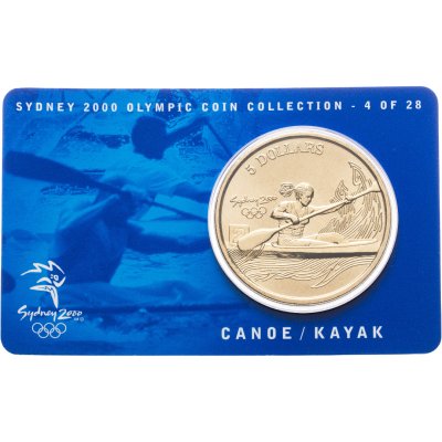 купить Австралия 5 долларов 2000 Олимпийские игры в Сиднее - Гребля на байдарках и каноэ