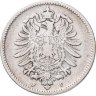 Купить Германия 1 марка 1886 Знак монетного двора: "F" - Штутгарт