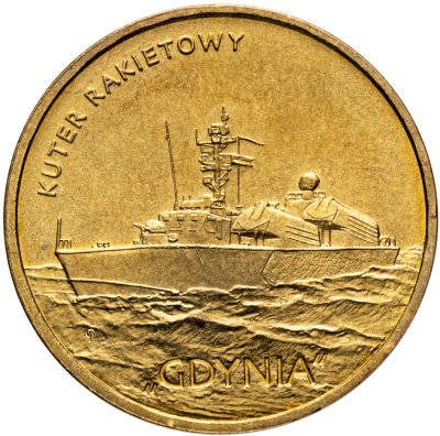 купить Польша 2 злотых 2013 "Ракетный катер "Гдыня"