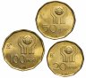 Купить Аргентина набор из 3 монет "Чемпионат мира по футболу 1978" 1977-1978, случайный год