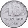 Купить Бразилия 10 крузейро (cruzeiros) 1985