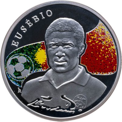 купить Армения 100 драмов 2008 "Короли футбола - Эйсебио" в футляре