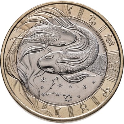купить Франция 5 евро 2026 "Знаки зодиака-Рыбы" в коинкарте