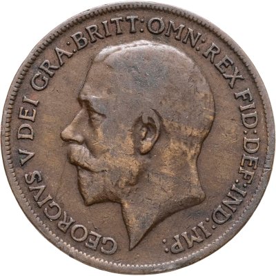 купить Великобритания 1 пенни (penny) 1921