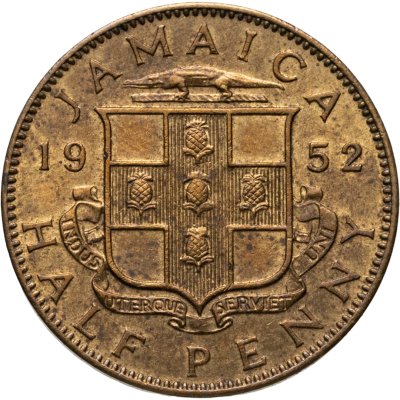 купить Ямайка 1/2 пенни (penny) 1952