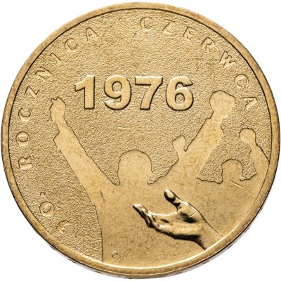 купить Польша 2 злотых 2006 "30-летие польских протестов в июне 1976 года"