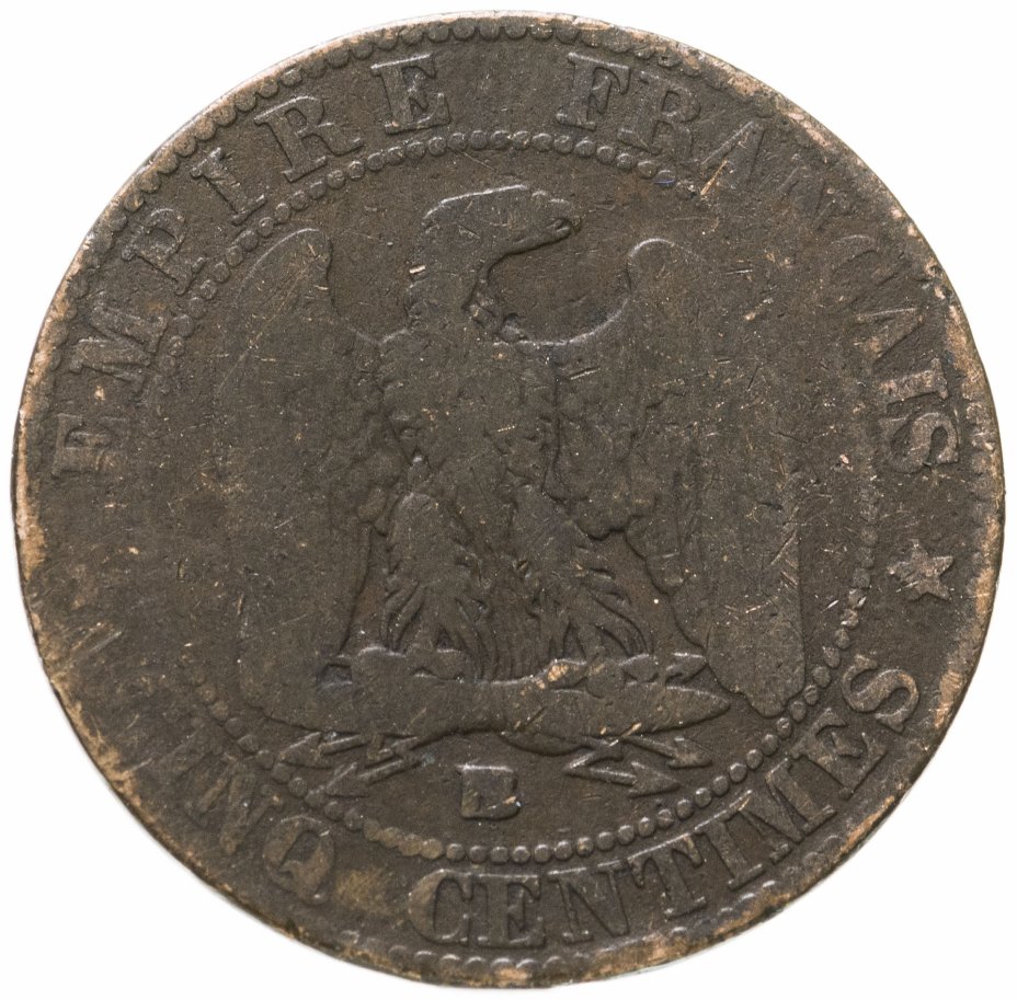 купить Франция 5 сантимов (centimes) 1856 BB
