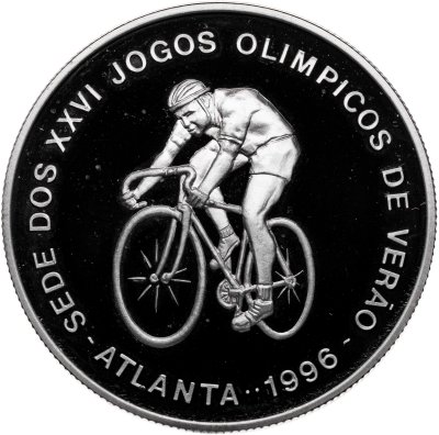 купить Сан-Томе и Принсипи 1000 добр (dobras) 1996 "XXVI летние Олимпийские Игры, Атланта 1996 - Велоспорт"