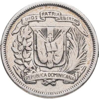 купить Доминикана 25 сентаво (centavos) 1939