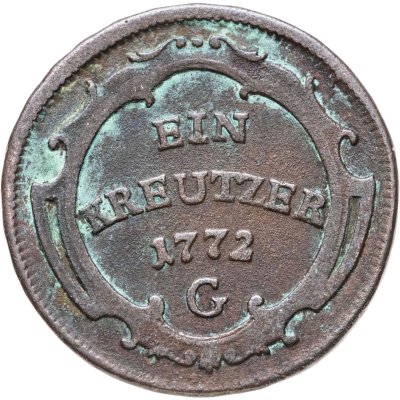 купить Бургау 1 крейцер 1772 С