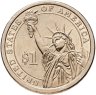 Купить США 1 доллар (dollar) 2007 D "Джеймс Мэдисон (4-й президент США)",