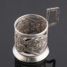 Купить Подстаканник "Ажурные цветы", металл, Казаковская артель "Металлист", СССР, 1945-1957 гг.