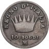 Купить Наполеоновская Италия 10 сольдо 1814