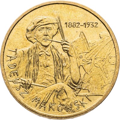 купить Польша 2 злотых 2005 "Художник Тадеуш Маковский"