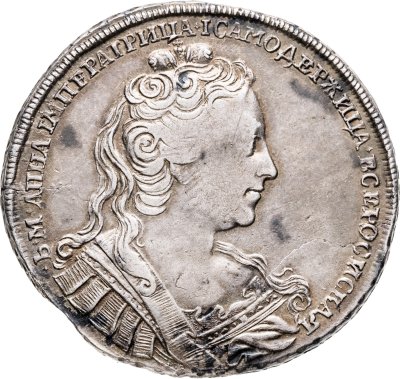 купить 1 рубль 1730 корсаж не параллелен окружности, 5 наплечников без фестонов