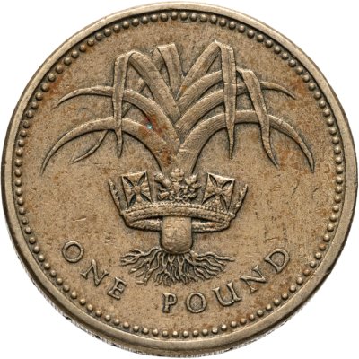 купить Великобритания 1 фунт (pound) 1985