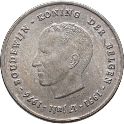 купить Бельгия 250 франков (francs) 1976 "25 лет правления Короля Бодуэна I"