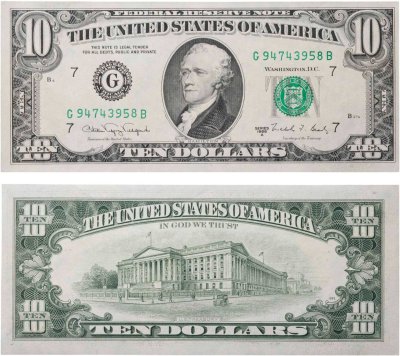 купить США 10 долларов 1988А год (Pick 482) G-Чикаго