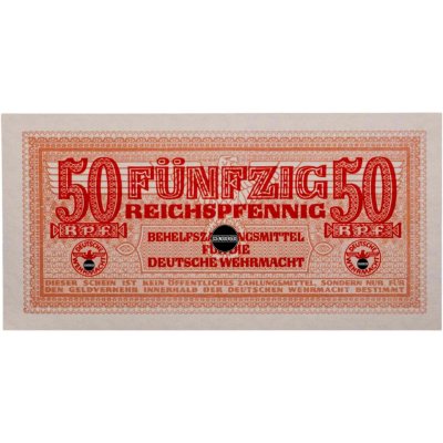 купить Германия, Третий Рейх 50 рейхспфеннигов 1940-1945 для Вермахта