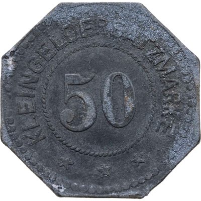 купить Германия (нотгельды) 50 пфеннигов 1917 "Город Бельгерн"