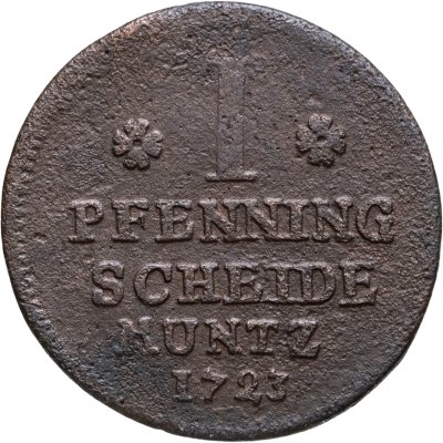 купить Брауншвейг-Вольфенбюттель 1 пфенниг 1723