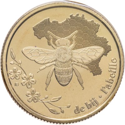 купить Бельгия 2,5 евро 2024 "Спасите пчел в Бельгии" в буклете