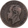 Купить Италия 5 чентезимо (centesimi) 1861, знак монетного двора: "M" - Милан