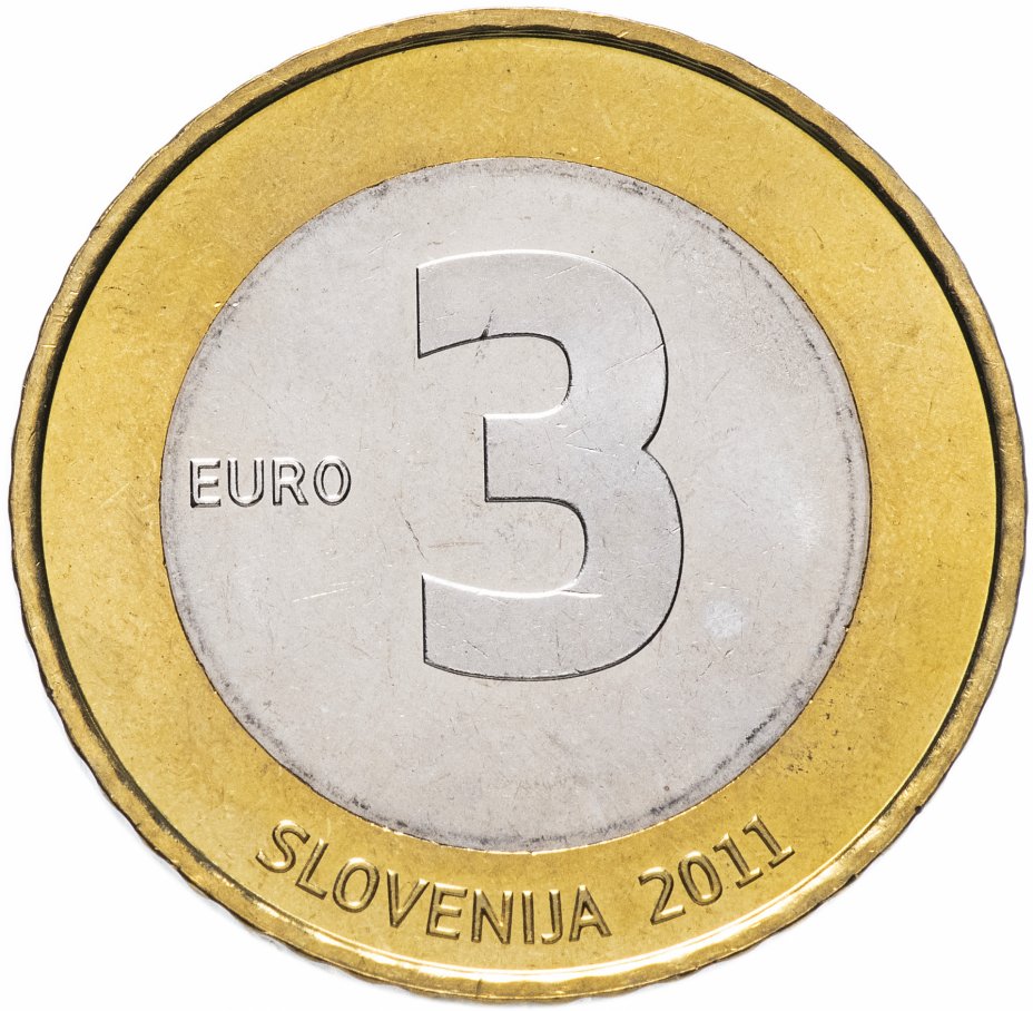 купить Словения 3 евро 2011 "20 лет Независимости"