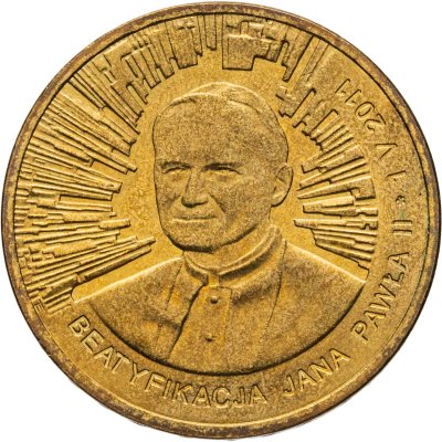 купить Польша 2 злотых 2011 "Беатификация Иоанна Павла II — 1 мая 2011 (Beatyfikacja Jana Pawła II — 1 V 2011)"