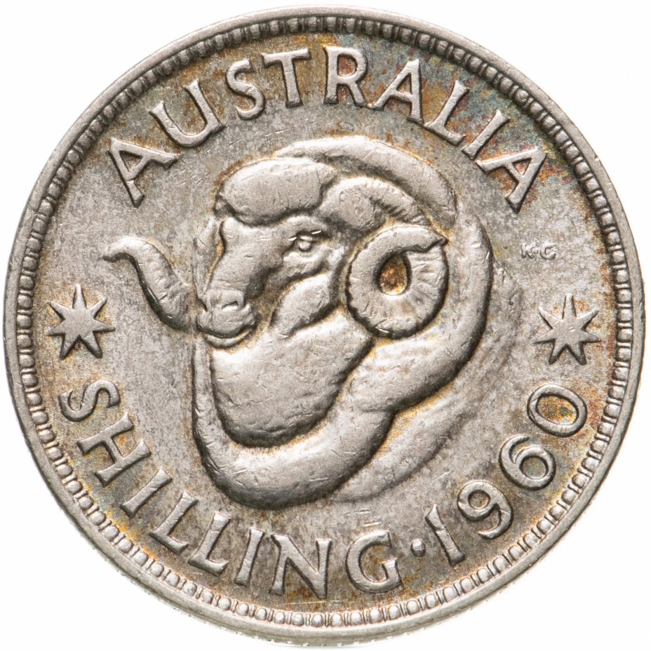 купить Австралия 1 шиллинг (shilling) 1960