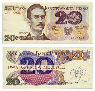 купить Польша 20 злотых 1982