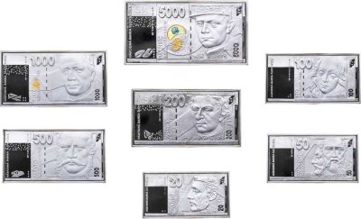 купить Словакия 2003 набор из 7-ми монет "Банкноты Словакии" в футляре