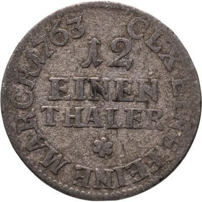 купить Саксония 1/12 талера (thaler) 1763