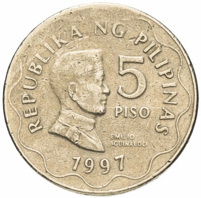 купить Филиппины 5 песо 1995-2017