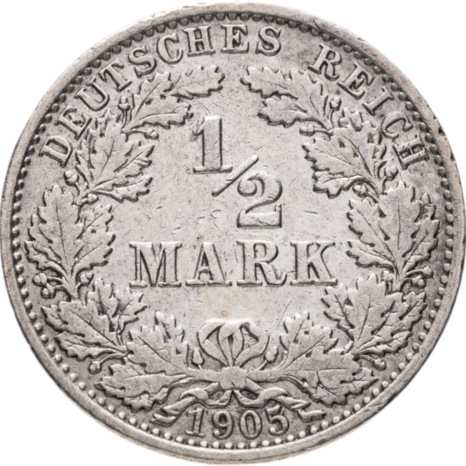 купить Германия 1/2 марки (mark) 1905 A