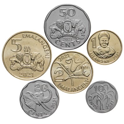 купить Эсватини набор из 6 монет 2021
