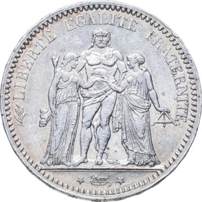 купить Франция 5 франков 1873