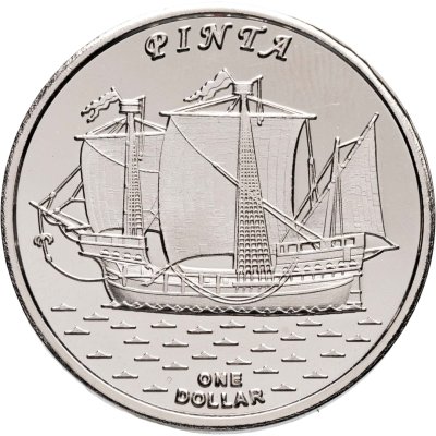 купить Кирибати, Остров Гилберта 1 доллар 2016 "Корабль Pinta"