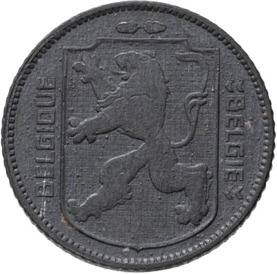 купить Бельгия 1 франк 1941 Надпись - 'BELGIQUE - BELGIE'