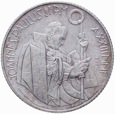 купить Ватикан 2000 лир 2001 "Диалог мира"