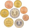 Купить Германия набор из 8 монет 1, 2, 5, 10, 20, 50 центов (евроцент), 1, 2 евро 2002-2010