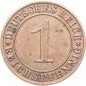 Купить Германия 1 рейхспфенниг (reichspfennig) 1928, знак монетного двора "A" — Берлин