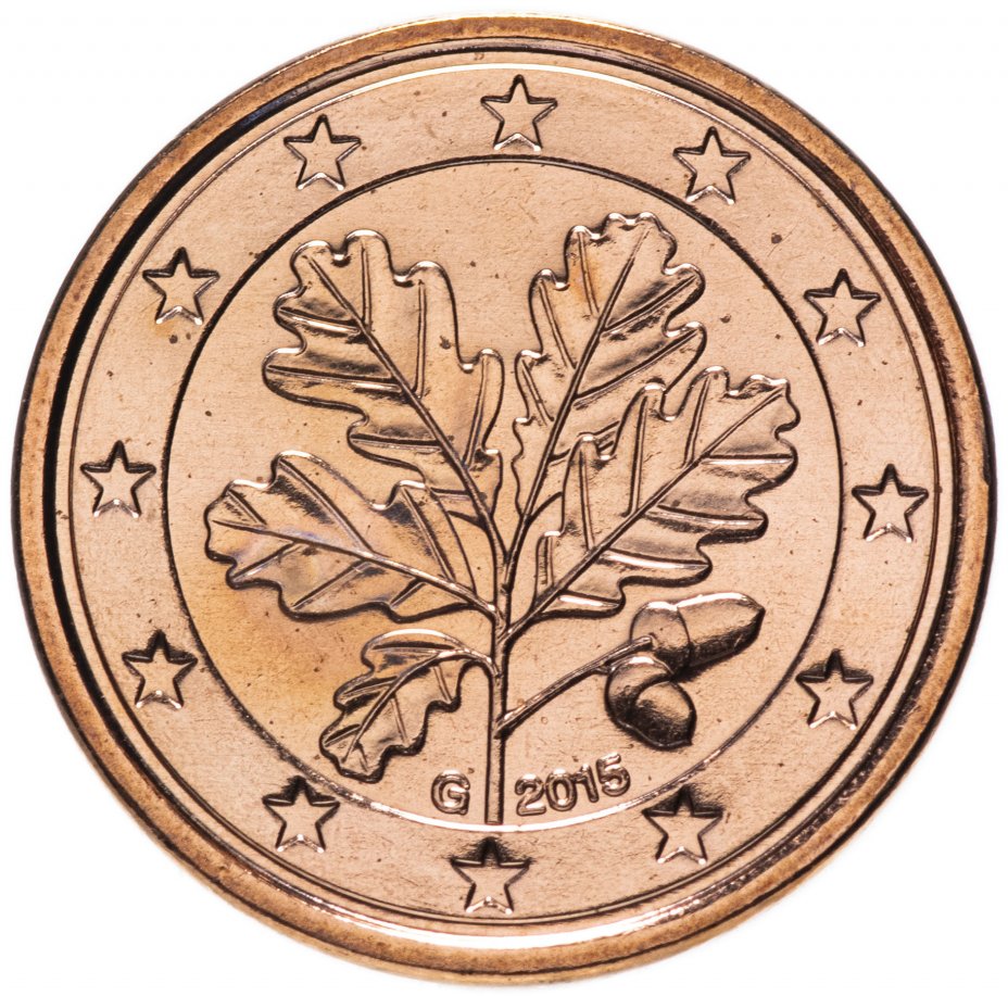 купить Германия 1 цент (cent) 2015