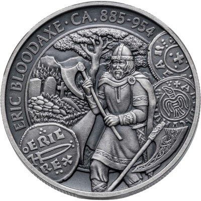 купить Остров Мэн 1 крона 2018 "Эрик Кровавая секира"